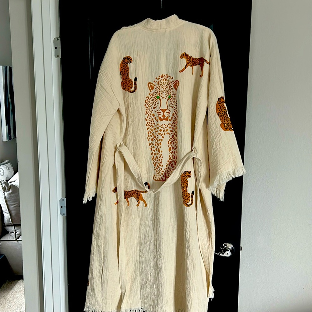 NWT Karli Buxton hand painted Turkish caftan